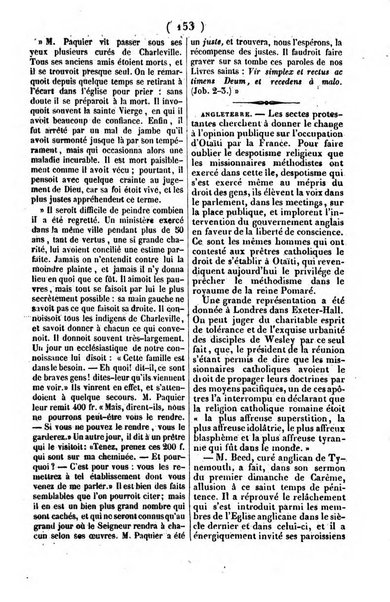 L'ami de la religion journal et revue ecclesiastique, politique et litteraire