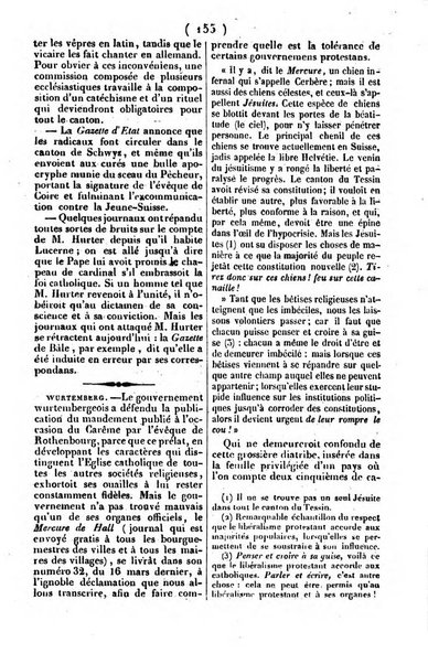 L'ami de la religion journal et revue ecclesiastique, politique et litteraire