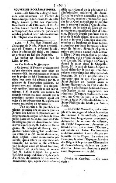 L'ami de la religion journal et revue ecclesiastique, politique et litteraire