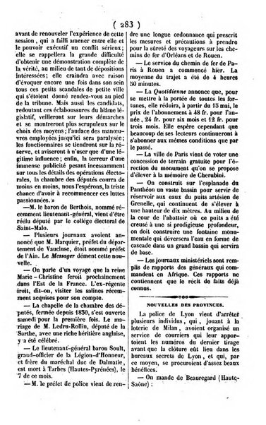 L'ami de la religion journal et revue ecclesiastique, politique et litteraire