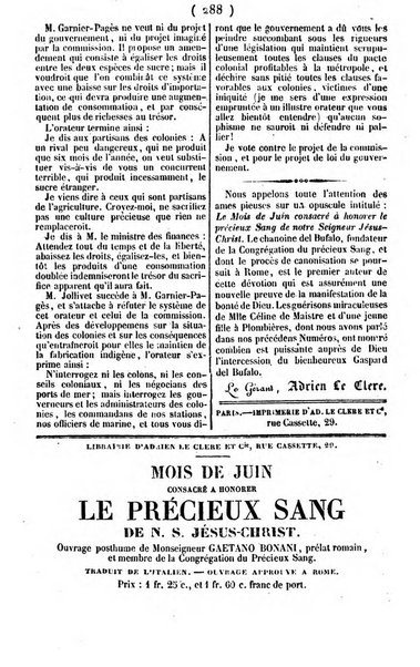 L'ami de la religion journal et revue ecclesiastique, politique et litteraire