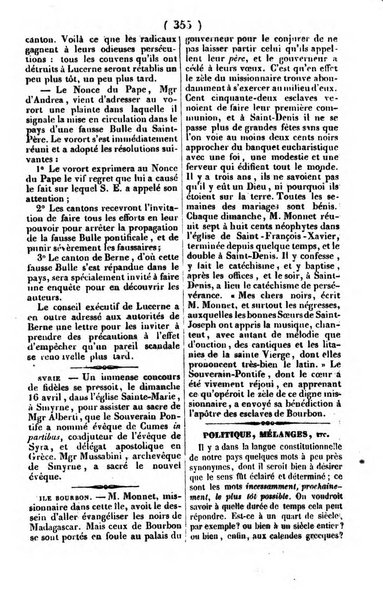 L'ami de la religion journal et revue ecclesiastique, politique et litteraire