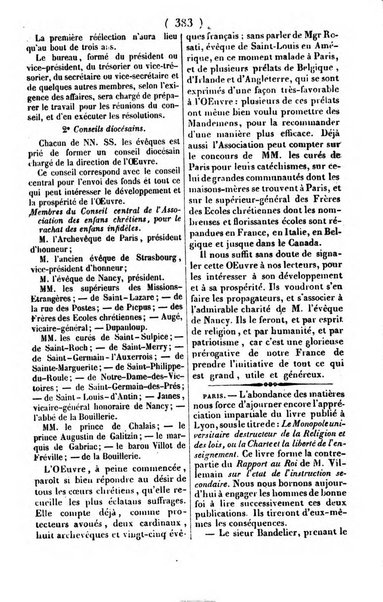 L'ami de la religion journal et revue ecclesiastique, politique et litteraire