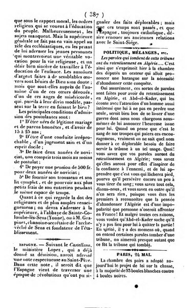 L'ami de la religion journal et revue ecclesiastique, politique et litteraire