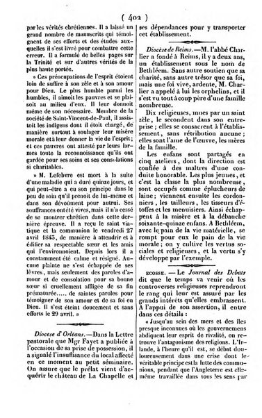 L'ami de la religion journal et revue ecclesiastique, politique et litteraire