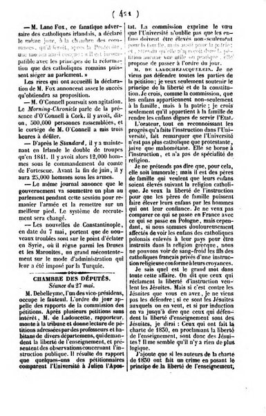 L'ami de la religion journal et revue ecclesiastique, politique et litteraire