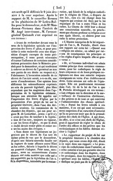 L'ami de la religion journal et revue ecclesiastique, politique et litteraire