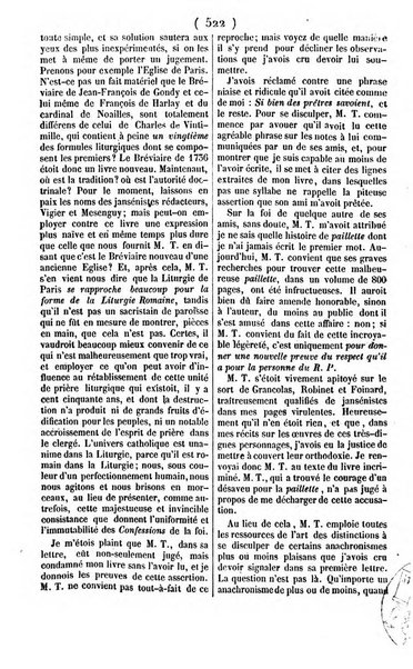 L'ami de la religion journal et revue ecclesiastique, politique et litteraire