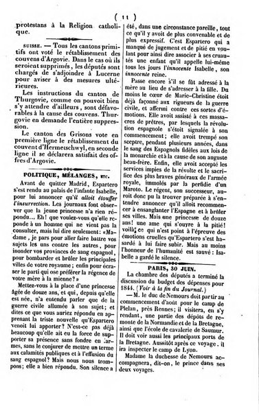 L'ami de la religion journal et revue ecclesiastique, politique et litteraire