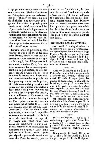 L'ami de la religion journal et revue ecclesiastique, politique et litteraire