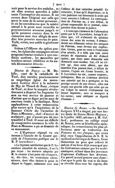 L'ami de la religion journal et revue ecclesiastique, politique et litteraire