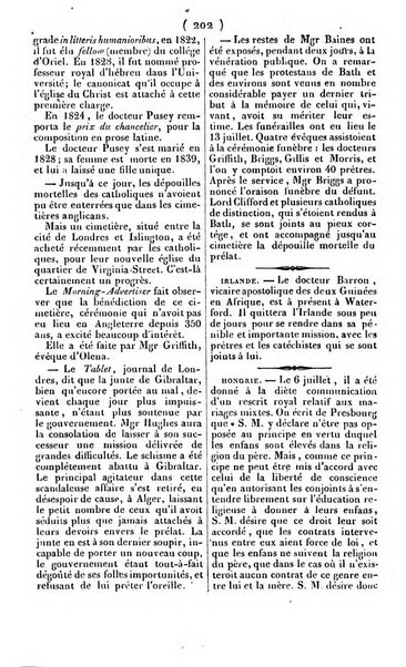 L'ami de la religion journal et revue ecclesiastique, politique et litteraire