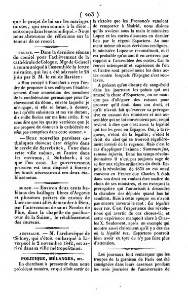 L'ami de la religion journal et revue ecclesiastique, politique et litteraire