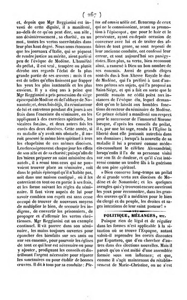 L'ami de la religion journal et revue ecclesiastique, politique et litteraire