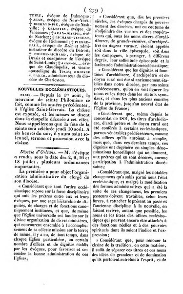 L'ami de la religion journal et revue ecclesiastique, politique et litteraire