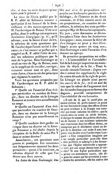 L'ami de la religion journal et revue ecclesiastique, politique et litteraire