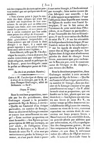 L'ami de la religion journal et revue ecclesiastique, politique et litteraire