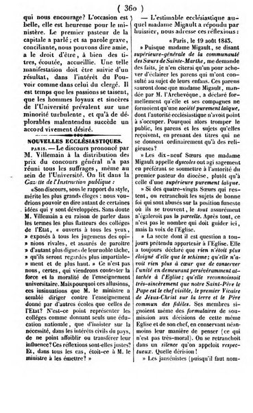 L'ami de la religion journal et revue ecclesiastique, politique et litteraire