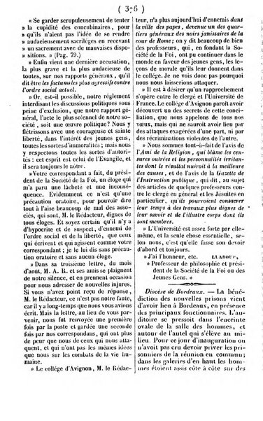 L'ami de la religion journal et revue ecclesiastique, politique et litteraire