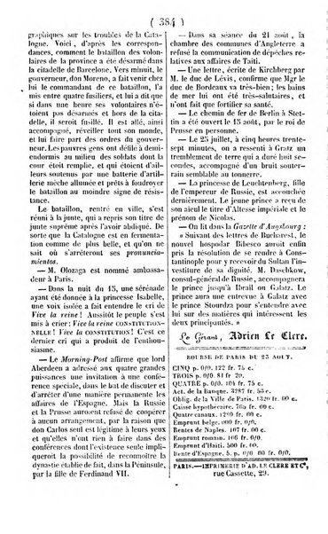 L'ami de la religion journal et revue ecclesiastique, politique et litteraire