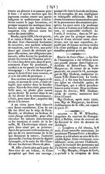 L'ami de la religion journal et revue ecclesiastique, politique et litteraire