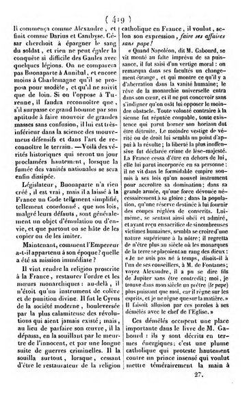 L'ami de la religion journal et revue ecclesiastique, politique et litteraire