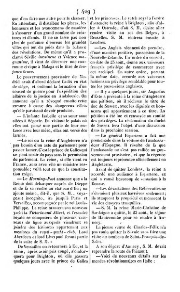 L'ami de la religion journal et revue ecclesiastique, politique et litteraire