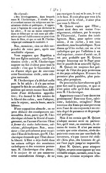 L'ami de la religion journal et revue ecclesiastique, politique et litteraire