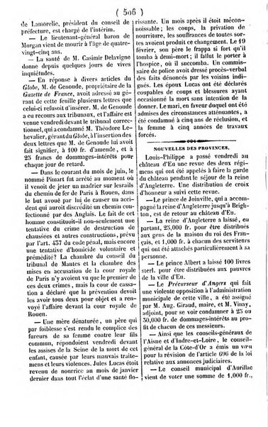 L'ami de la religion journal et revue ecclesiastique, politique et litteraire