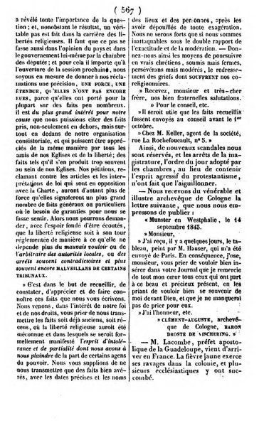 L'ami de la religion journal et revue ecclesiastique, politique et litteraire