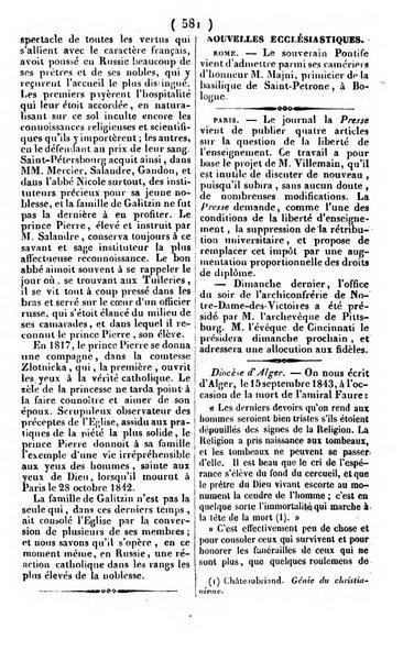 L'ami de la religion journal et revue ecclesiastique, politique et litteraire