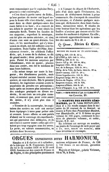 L'ami de la religion journal et revue ecclesiastique, politique et litteraire