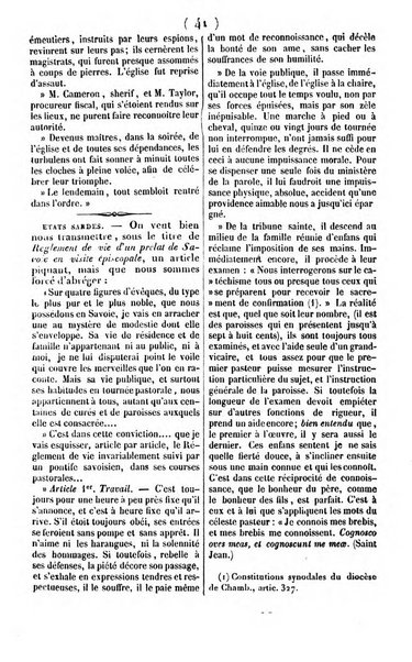 L'ami de la religion journal et revue ecclesiastique, politique et litteraire