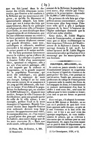 L'ami de la religion journal et revue ecclesiastique, politique et litteraire