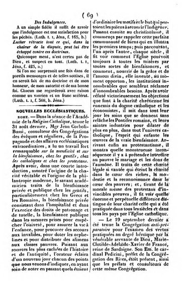 L'ami de la religion journal et revue ecclesiastique, politique et litteraire