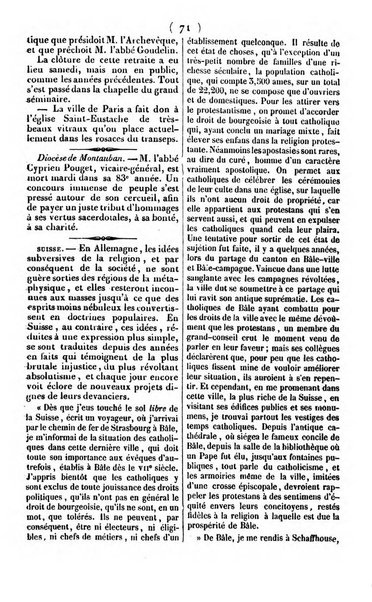 L'ami de la religion journal et revue ecclesiastique, politique et litteraire