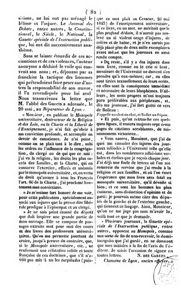 L'ami de la religion journal et revue ecclesiastique, politique et litteraire