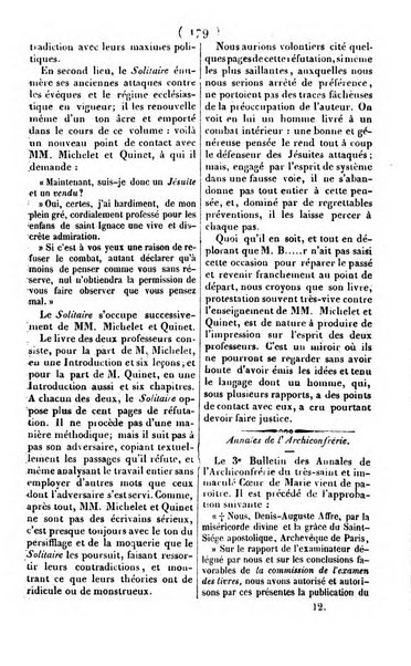 L'ami de la religion journal et revue ecclesiastique, politique et litteraire