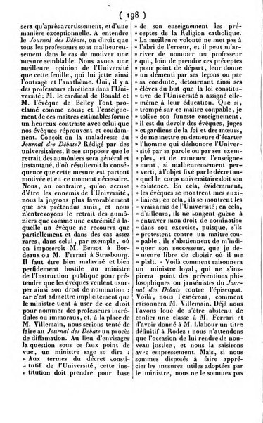 L'ami de la religion journal et revue ecclesiastique, politique et litteraire