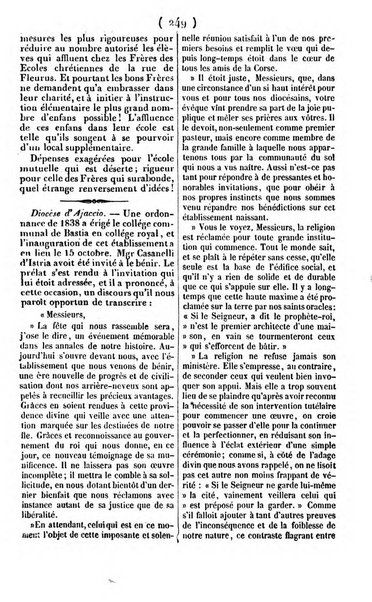 L'ami de la religion journal et revue ecclesiastique, politique et litteraire