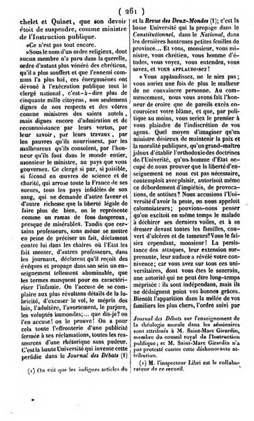 L'ami de la religion journal et revue ecclesiastique, politique et litteraire