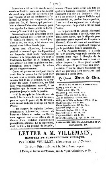 L'ami de la religion journal et revue ecclesiastique, politique et litteraire