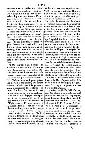 L'ami de la religion journal et revue ecclesiastique, politique et litteraire