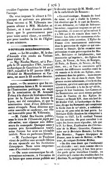 L'ami de la religion journal et revue ecclesiastique, politique et litteraire