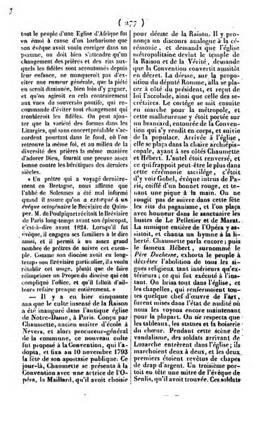 L'ami de la religion journal et revue ecclesiastique, politique et litteraire