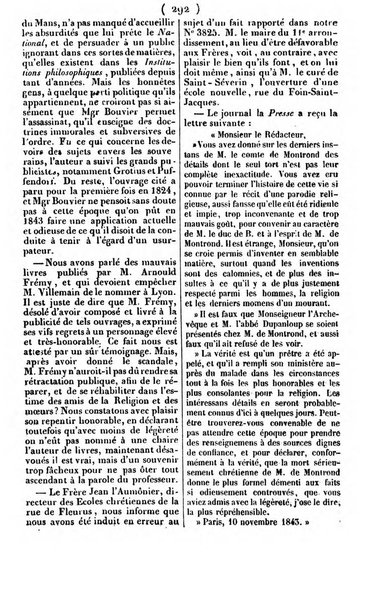 L'ami de la religion journal et revue ecclesiastique, politique et litteraire