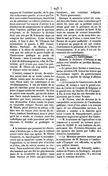 L'ami de la religion journal et revue ecclesiastique, politique et litteraire