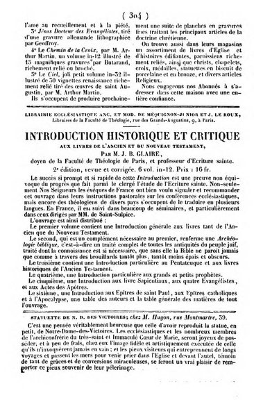 L'ami de la religion journal et revue ecclesiastique, politique et litteraire