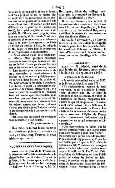 L'ami de la religion journal et revue ecclesiastique, politique et litteraire