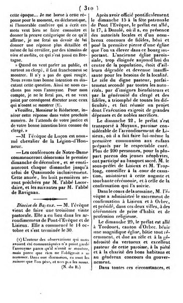 L'ami de la religion journal et revue ecclesiastique, politique et litteraire